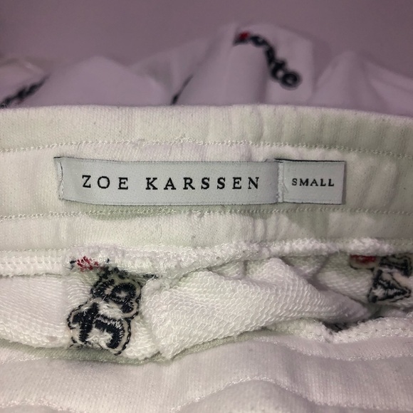 Zoe Karssen sweat pants with “repeating private” - Picture 6 of 8
